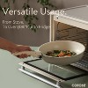 CAROTE Pots and Pans Set Non Stick Cookware Set with Detachable Handle, 20pcs Green - 3 of 4