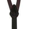 CTM Women's Coated Leather 1/2 Inch Clip-End Suspenders - 3 of 4