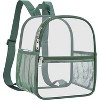 Hachikiko Small Transparent Mini Backpack for Concert, Beach, Work, Travel & Sporting Events with Padded Straps - 2 of 4