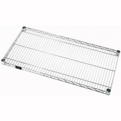 Quantum Storage Systems Wire Shelf, 42"W X 24"D, 600 - 800 Lb. Capacity, Chrome Plated Finish, Nsf