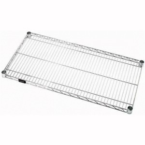 Quantum Storage Systems Wire Shelf, 42"W X 24"D, 600 - 800 Lb. Capacity, Chrome Plated Finish, Nsf - 1 of 1