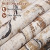 Modern Abstract Area Rugs Luxurious Soft Low Pile Washable Carpet for Living Room Bedroom Indoor Non Slip Foldable Floor Mat - 4 of 4