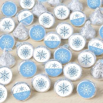 Big Dot of Happiness Winter Wonderland - Snowflake Holiday Party and Winter  Wedding Favor Kids Stickers - 16 Sheets - 256 Stickers