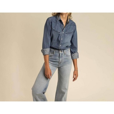 Women's Wo's Yoakam Denim Blouse - Sendero Provisions Co.