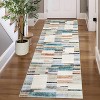 Washable Runner Rug Non Slip Kitchen Rugs Modern ndoor Entryway Rug Farmhouse Soft Bath Mat Stain Resistant Carpet for Bedroom Hallway Laundry - 2 of 4