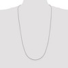 Black Bow Jewelry 1.25mm Sterling Silver, Mirror Box Chain Necklace - 2 of 4
