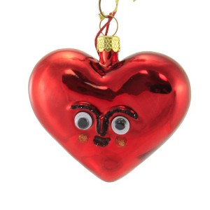 Cody Foster 2.5 Inch Googly Eye Heart Love Valentine Sweetheart Tree Ornaments - 1 of 3