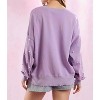 Women's Pretty in Pearls Sweatshirt - Peach Love - 4 of 4