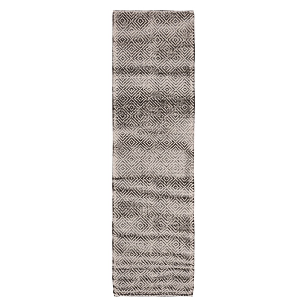  Maryjane Geometric Area Rug Ivory/Black
