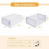 Racxily Clear Plastic Shoe Storage Boxes, Foldable 18 Pack Stackable Shoe Organizer for Closet, Drop Front Door Sturdy Sneaker Containers - 2 of 4