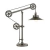 Hudson and Canal 29" Tall Wide Brim/Pulley System Table Lamp with Metal Shade - 3 of 4