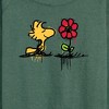 Women's - Peanuts - Woodstock Rose Lightweight French Terry Wide Neck Long Sleeve Shirt - 2 of 4