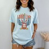 Simply Sage Market Women's Long Live Rock And Roll Colorful Short Sleeve Garment Dyed Tee - 2 of 2