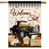 Briarwood Lane House Flag 40x28 For Outdoor Welcome Fall Black Truck For Fall House Flag - 4 of 4