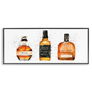 Stupell Industries Funny Phrases Whiskey Bottles, 30" x 13" - 1 of 4