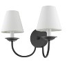 Livex Lighting Mendham 2 - Light Wall Light in  Black - 2 of 4