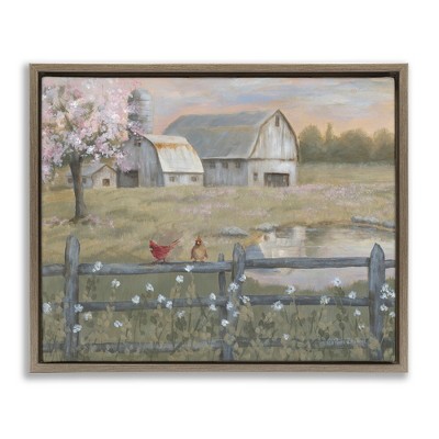 Stupell Industries Blossoming Trees Country Farm, 21" x 17"