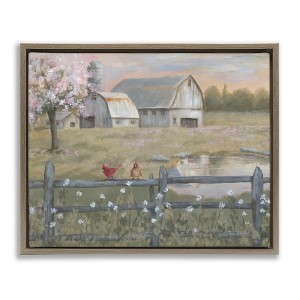 Stupell Industries Blossoming Trees Country Farm, 21" x 17" - 1 of 4