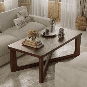 MAYEERTY Mid-Century Modern Wooden Coffee Table - 1 of 4