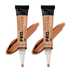 LA Girl HD PRO Conceal Concealer (WARM HONEY GC982) L.A. Smooth & Bendable Formula | Crease Resistant | Full Natural Coverage (PACK OF 2) - 1 of 4