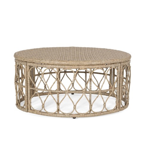 Target rattan coffee deals table