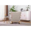 Airsurfer Baby Room High Back Rocking Chair Nursery Chair , Comfortable Rocker Fabric Padded Seat ,Modern High Back Armchair - 4 of 4