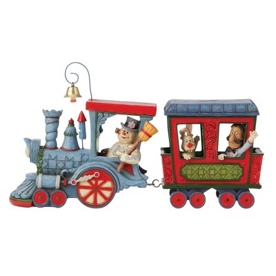 Jim Shore 6.75" All Aboard The Frosty Express Frosty The Snowman  -  Decorative Figurines