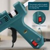 100W Heavy Duty Hot Glue Gun Kit - Full Size Fireproof Glue Gun with 12 Glue Sticks for DIY Crafts & Home Repairs - 4 of 4