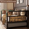 Twin Size Metal Daybed Frame with Sturdy Metal Construction & Strong Slat Support, Sofa Bed Platform Perfect for Living Room, Bedroom - 4 of 4