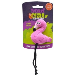 MAD CAT Flingin' Flamingo Catnip & Silvervine Cat Toy - 1 of 3