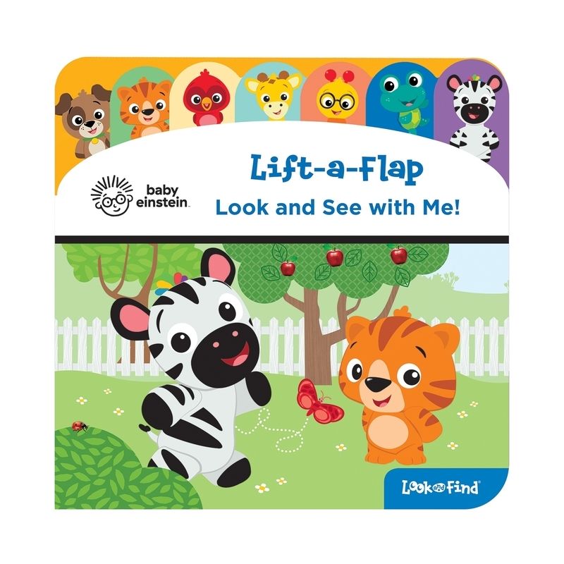 Baby Einstein Look and See with Me! Lift-a-Flap Look and Find (Board Book), 1 of 9