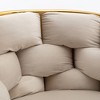 PAGED Luxury Accent Chair Comfy Reading Chair Velvet Single Sofa Chair with Unique Knitting Process for Living Room - 4 of 4