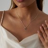 Dainty Gold Necklace: 14K Gold Plated Tiny Love/Heart/Star/CZ/Leaf Pendant for Women, Everyday Jewelry - 4 of 4