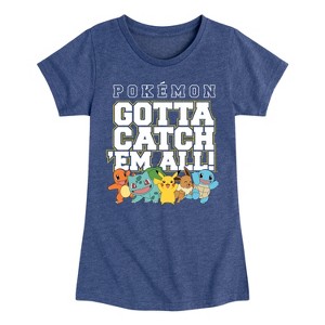 Girls' - Pokémon - Gcea Group Fitted Short Sleeve Graphic T-Shirt - 1 of 4