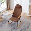 Racxily Technical Leather Rocking Chair - 4 of 4