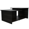 Houston 2 Piece Living Room Set, Mojito Coffee Table + Leanna 3 Coffee Table , Black /Espresso - 4 of 4