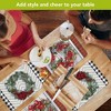 Briarwood Lane Winter Christmas Double Sided Placemat (4-pack) 17x11.25 Winter Wreaths For Christmas Placemat - 3 of 4