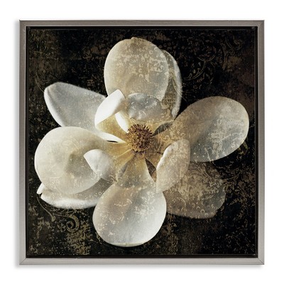 Stupell Industries Rustic Patterned Magnolia, 25" x 25"