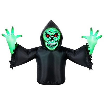 Occasions AIRFLOWZ INFLATABLE GROUND BREAKER REAPER  7FT, Tall, White