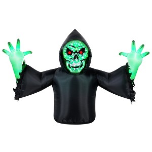 Occasions AIRFLOWZ INFLATABLE GROUND BREAKER REAPER  7FT, Tall, White - 1 of 4