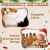 3 Pcs Christmas Gingerbread House Decorations for Xmas Holiday Party Photography Photo Background Decor - 3 of 4