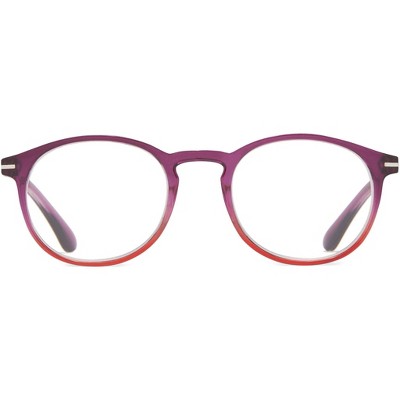 ICU Eyewear Kids Screen Vision Blue Light Filtering Round Glasses - Purple