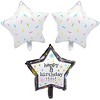 Sparkle and Bash 43 Pieces Customizable Happy Birthday Foil Star and Latex Balloons for Party Décor - 4 of 4