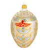 Miss Christmas 5.0 Inch Elegant Viennese Pattern Fabrege Egg Christmas Tree Ornament , Christmas Decor Christmas, Easter, Seasonal (1PC) - 3 of 4