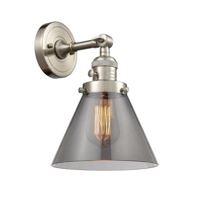 Cone - 1 Light Wall Sconce In Industrial Style-10 Inches Tall and 8 Inches Wide