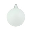 Northlight 60ct Winter White Shatterproof Matte Christmas Ball Ornaments 2.5" (60mm) - 2 of 3
