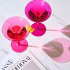 Khen's Hot Pink Martini Glasses, Unique & Luxurious Design, Perfect for All Drinking Occasions - 2 pk - 3 of 4