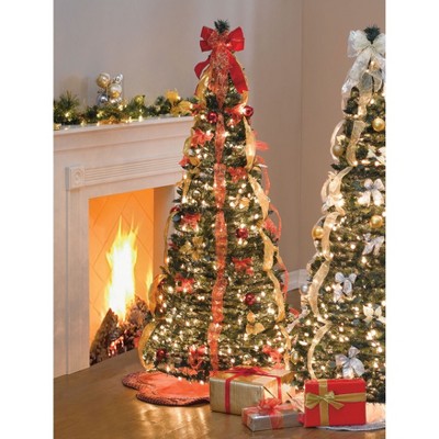 BrylaneHome 71/2 Ft. Pre-Lit Pop-Up Christmas Tree With Remote