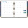HARDCOVER 2026 Planner, 8.5"x11": 14 Months (Nov 2025-Dec 2026), Daily/Weekly/Monthly,  Bookmark, Pocket Folder w Sticky Notes (Black Tree Seasons) - 4 of 4
