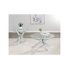 Coaster,Kenzie Round Tempered Glass Top Cocktail Coffee Table - 2 of 4